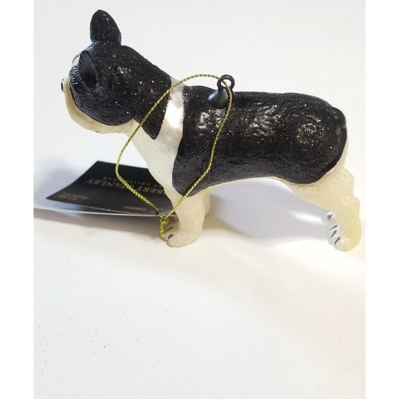 Robert Stanley Home Collection Christmas Ornament Boston Terrier Dog Black White - Picture 9 of 9